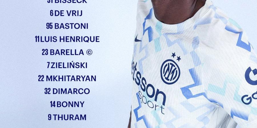 بولونيا ضد الإنتر.. تشكيل النيراتزورى فى نصف نهائى السوبر الإيطالى