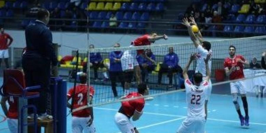 فوز الأهلى والزمالك فى مؤجلات دورى رجال الكرة الطائرة