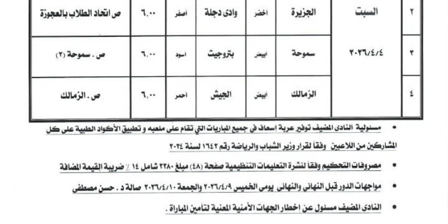 تعرف علي مواعيد ومواجهات ربع نهائي كأس مصر لرجال الطائرة
