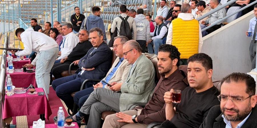 السفير التركي ووزير الرياضة يشهدان مباراة بيراميدز وإنبي