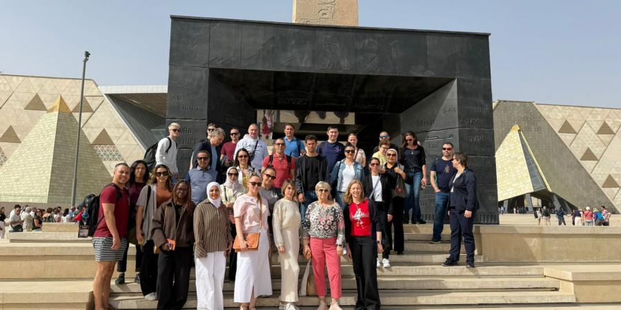 وفود كأس العالم للجمباز الفني فى زيارة استثنائية للمتحف المصري الكبير