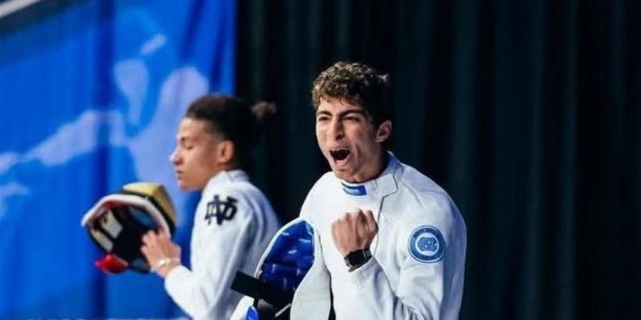 يوسف شامل يتأهل لنصف نهائي بطولة العالم للناشئين للسلاح بالبرازيل