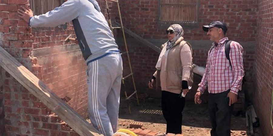 رصد متغير مكاني وإزالته في الرحامنة بدمياط