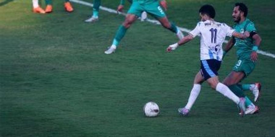 بيراميدز يشكو حكم مباراة المصرى بسبب ركلة الجزاء وطرد حامد حمدان