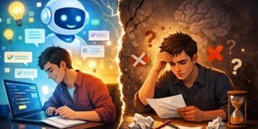 دراسة: الذكاء الاصطناعى يجعل دماغك أكثر كسلا واعتمادا عليه