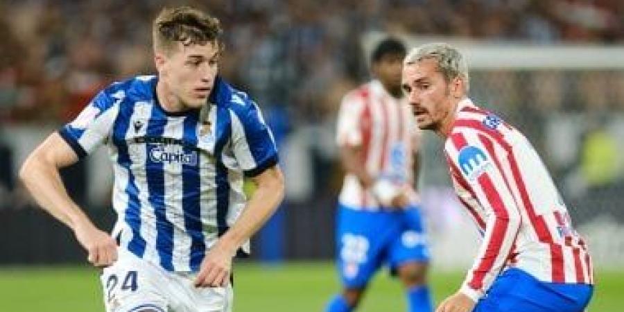 أتلتيكو مدريد ضد ريال سوسيداد.. الباسكي يتقدم 2-1 في نهائي كأس إسبانيا