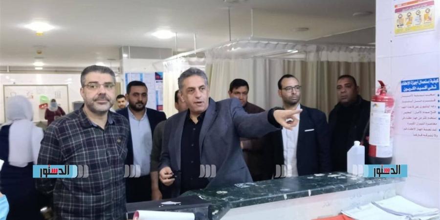 وكيل صحة كفر الشيخ يتفقد الخدمات الطبية بمستشفى دسوق العام