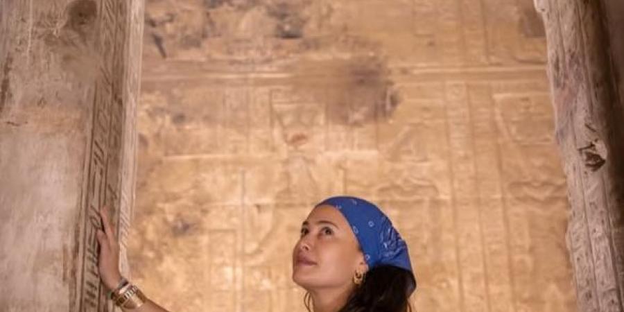 هند صبري تشارك جمهورها رحلتها في أسوان.. صور