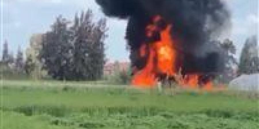 السيطرة على حريق داخل جرن قمح بأبو مناع بحري في دشنا بقنا