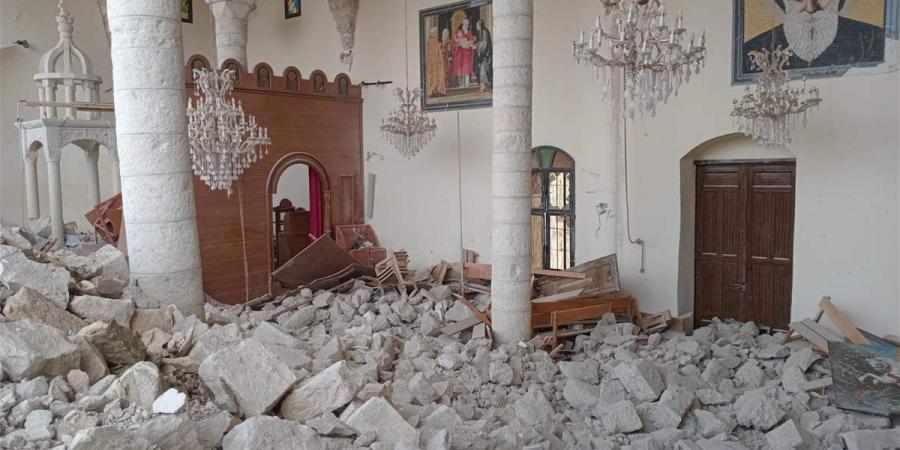 الكنائس أيضاً بين ضحايا الحرب في الجنوب والضاحية