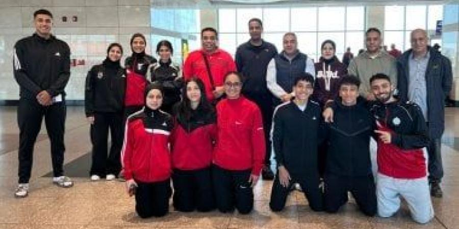 بعثة منتخب الكاراتيه تتجه إلى إسبانيا للمشاركة بالدورى العالمى