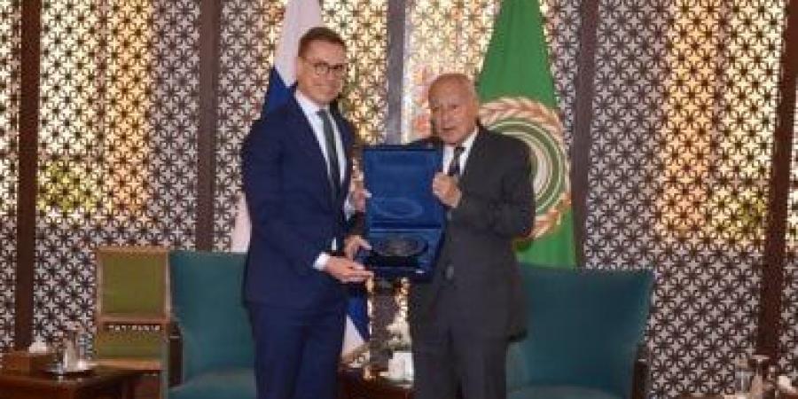 أبو الغيط يستقبل الرئيس الفنلندي بالجامعة العربية ويبحثان تطورات المنطقة