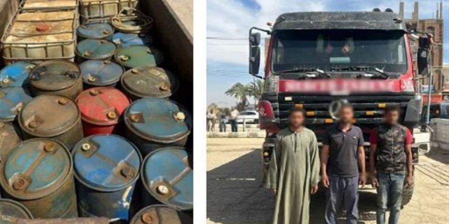 ضبط 7 أطنان سولار قبل بيعها في السوق السوداء بقنا