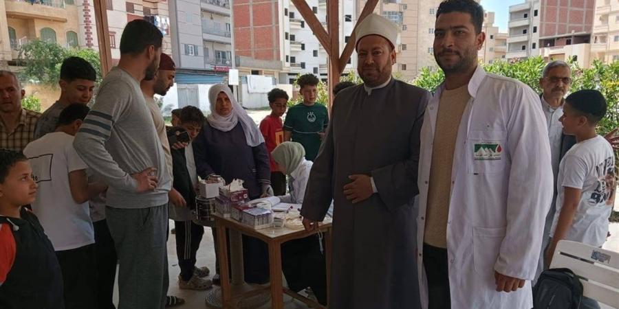 "أوقاف دمياط" تشارك في حملة للتبرع بالدم أمام المساجد
