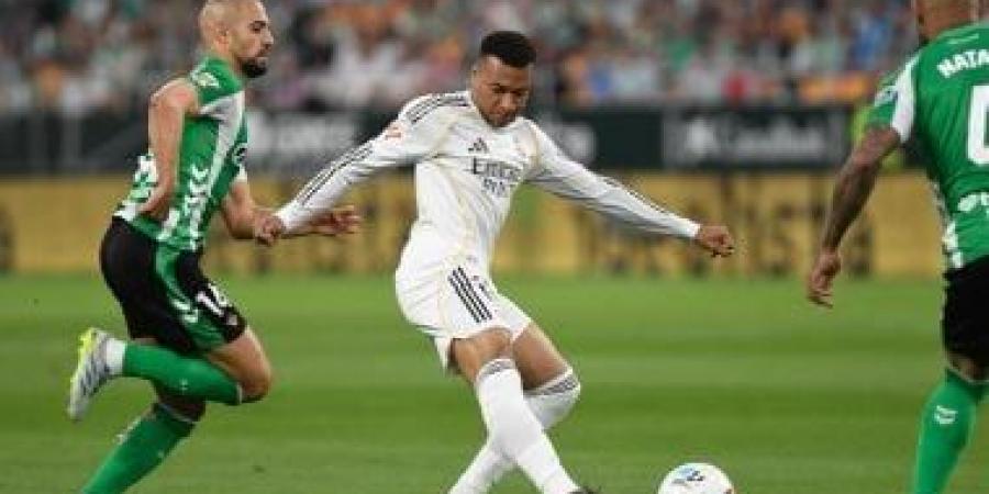 ريال بيتيس ضد الريال.. إصابة مبابي في أوتار الركبة اليسري