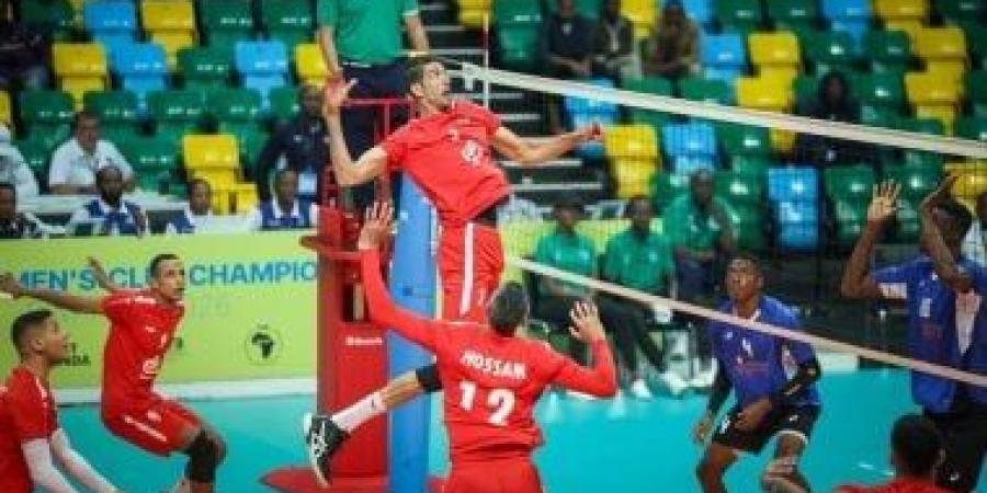 الأهلى أمام بطل كوت ديفوار وبتروجت مع الجيش الرواندى ببطولة أفريقيا لرجال الطائرة