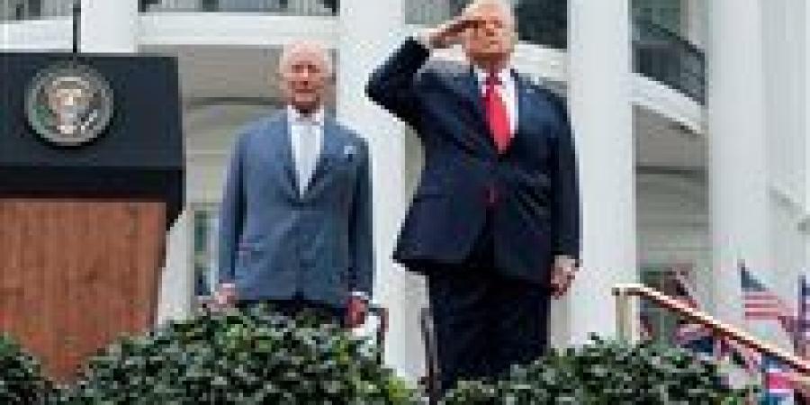 تاج الدبلوماسية في حقل ألغام السياسة.. الملك تشارلز و ترامب وجهاً لوجه في واشنطن