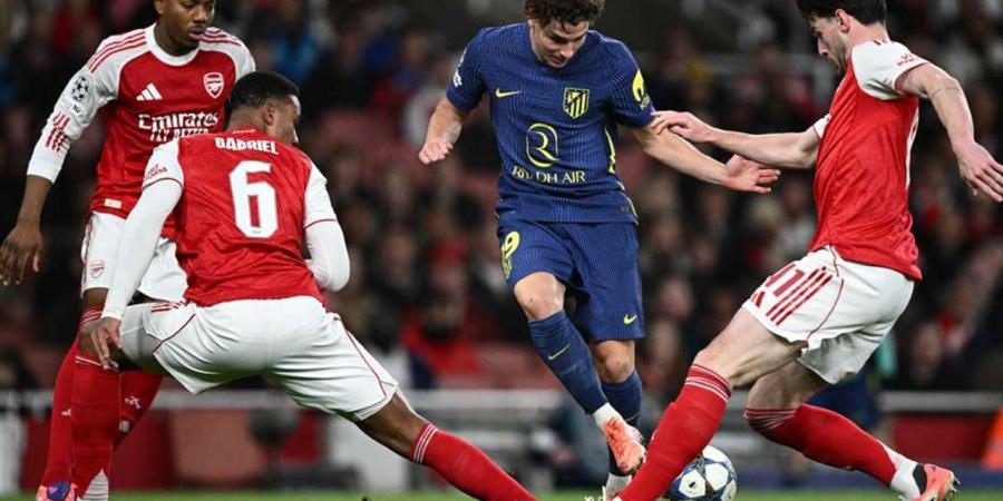 بث مباشر لمباراة أتلتيكو مدريد وأرسنال في نصف نهائي دوري الأبطال