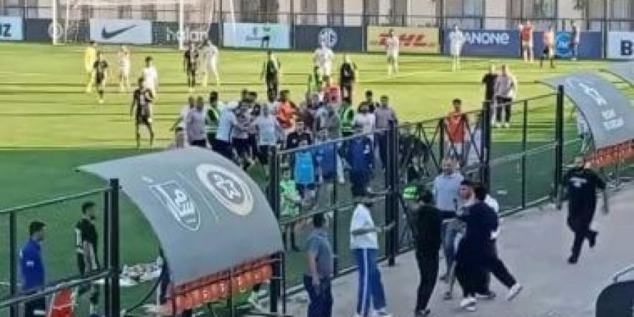 اعتراضات على محمود وفا وتشابك بالأيدى في لقاء مسار وبروكسي.. فيديو