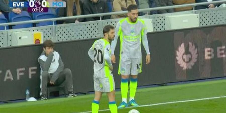 إيفرتون ضد مان سيتي.. ملخص اهداف ونتيجه مباراة مانشستر سيتي وإيفرتون في الدوري الإنجليزي الممتاز بعد مرور 25 دقيقة