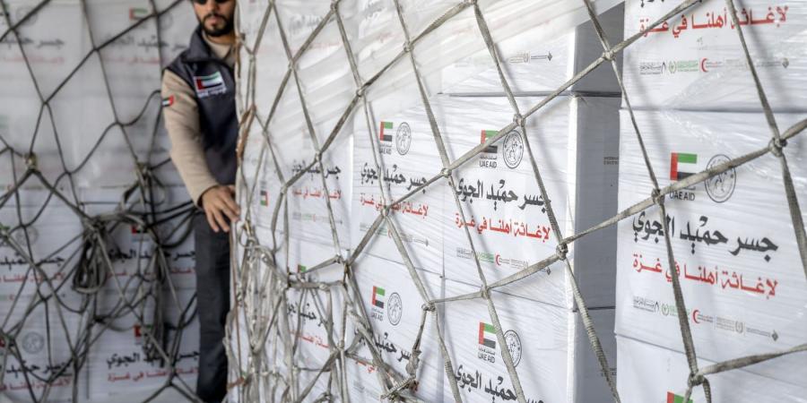 «تنسيق مصري إماراتي مشترك».. وصول آخر طائرات جسر حميد الجوي إلى العريش لدعم غزة