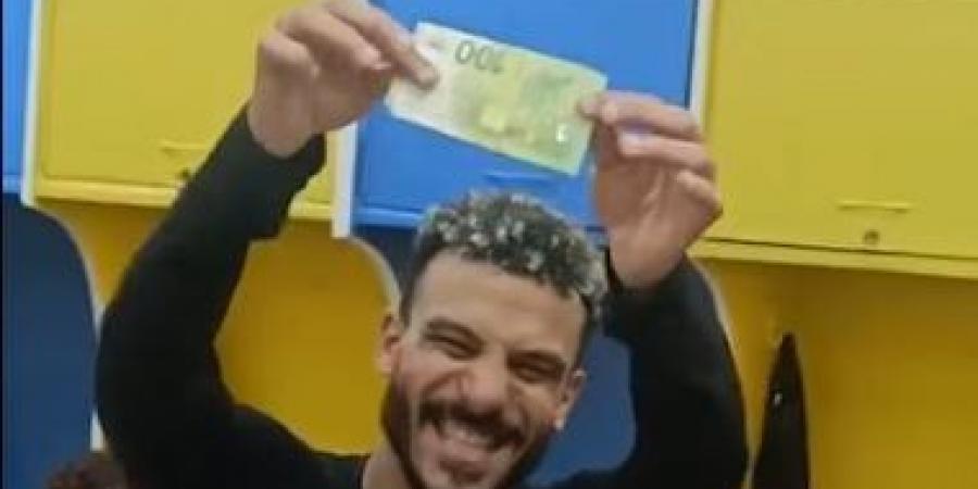 100 يورو مكافأة لـ شكرى نجيب بعد هدف فوز المقاولون أمام الجونة.. فيديو