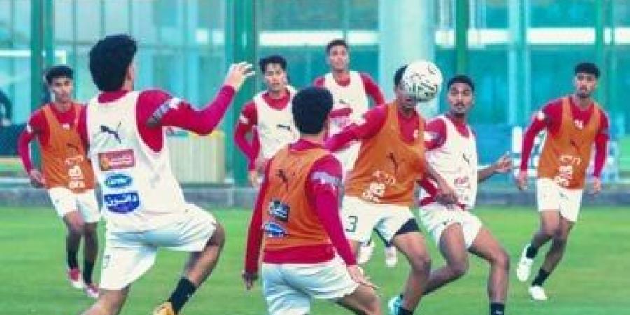 مران بدني صباحي لمنتخب مصر للشباب استعدادا لوديتىّ عمان