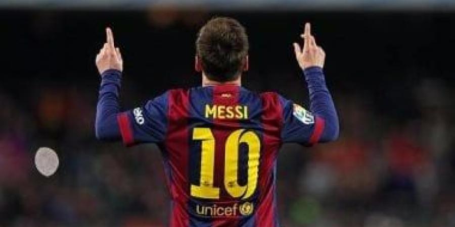 ليونيل ميسي يهنئ برشلونة بلقب الدوري الإسباني