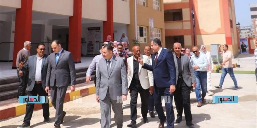 افتتاح مدرسة كفر سعد التجارية في دمياط