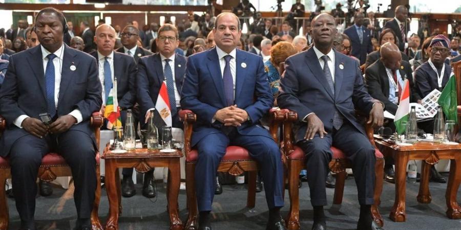 الرئيس السيسى يلقي كلمة مصر أمام قمة "إفريقيا - فرنسا"