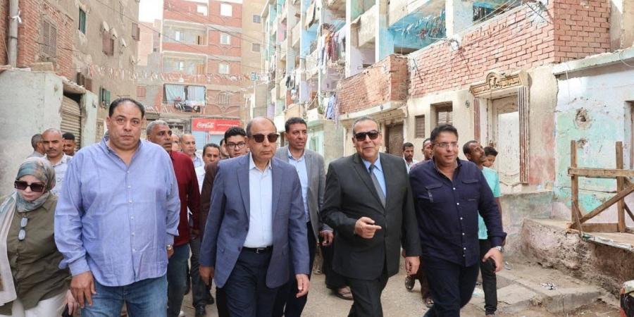 محافظ المنيا يضع حجر أساس المرحلة الثانية لمشروع مساكن بديل الإيواء بالسلخانة بتنفيذ 192 وحدة سكنية جديدة بتكلفة 149 مليون جنيه