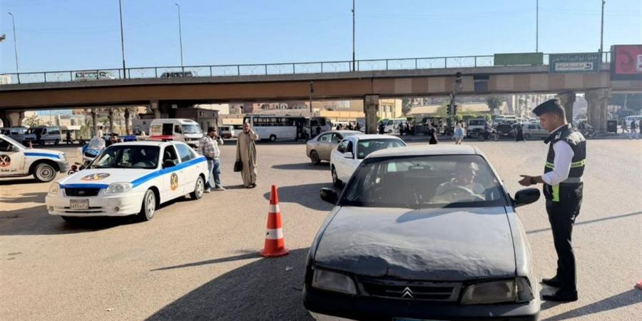 تمركزات مرورية مكثفة بشوارع مدن ومراكز محافظة الشرقية