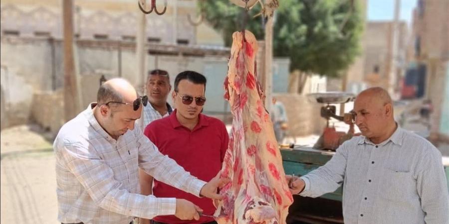 تحرير 21 محضرًا وضبط لحوم مخالفة خلال حملات رقابية بإهناسيا