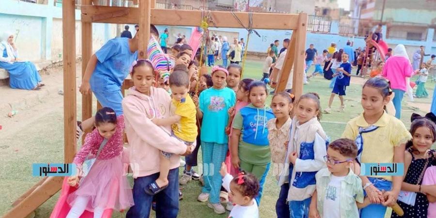 «العيد أحلى».. أجواء مبهجة وشخصيات كرتونية فى استقبال رواد مراكز شباب كفر الشيخ