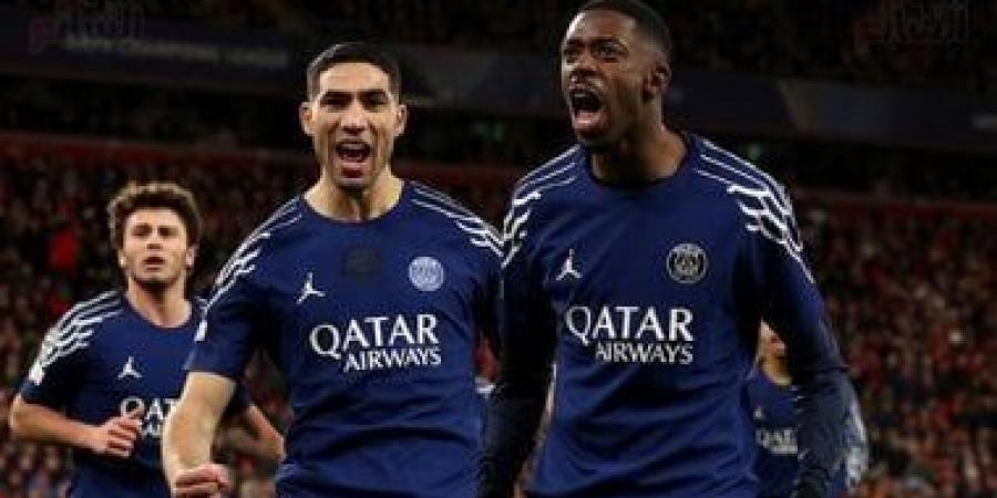 باريس سان جيرمان ضد آرسنال.. ديمبيلي وحكيمي على رأس قائمة بطل فرنسا فى نهائي أبطال أوروبا