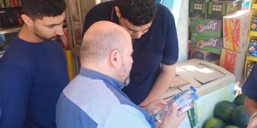 ضبط 3148 زجاجة مياه معدنية مجهولة المصدر بعدد من مدن محافظة كفرالشيخ