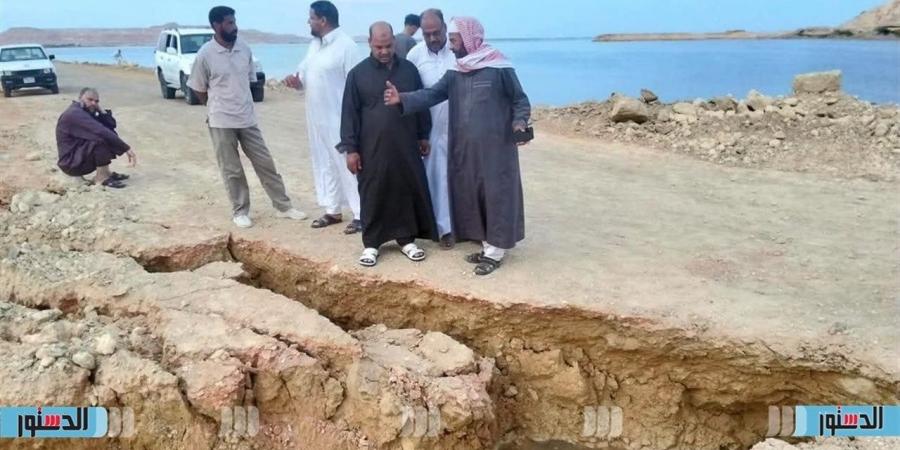 رئيس مدينة سيوة: التعامل مع الانهيار الجزئي بجسر دهيبة وتشكيل لجنة فنية للوقوف على أسباب المشكلة