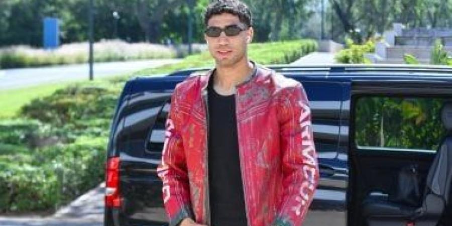 وصول أشرف حكيمي لمعسكر المغرب استعدادًا لخوض كأس العالم 2026..فيديو