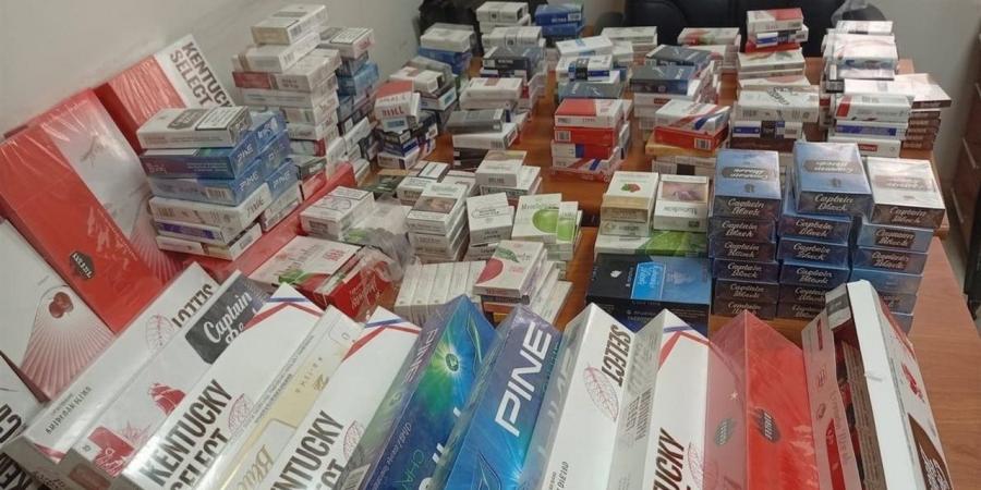 الغربية تُسقط أطنانًا من السلع المغشوشة والمجهولة و782 علبة سجائر مهربة