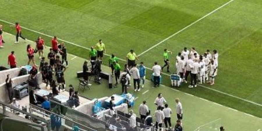 توقف مباراة السعودية ضد بورتوريكو في بروفة كأس العالم بسبب عاصفة رعدية