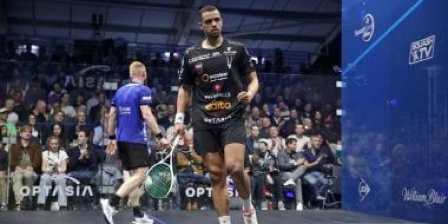 مصطفى عسل وصيفاً لبطولة بريطانيا المفتوحة للاسكواش بعد الانسحاب للإصابة