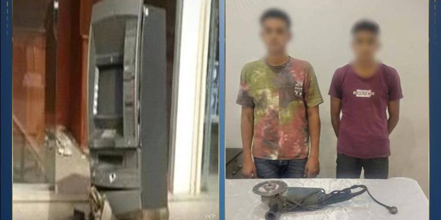 حبس عاملين حاولا فتح ماكينة ATM بصاروخ كهربائي بالجيزة