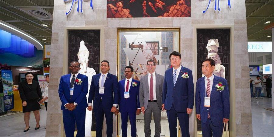 الهوية البصرية المصرية تفوز بجائزة "أفضل جناح" في بورصة سول السياحية لعام 2026