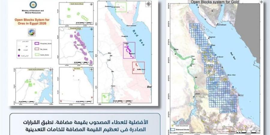 "الدستور" تنفرد بتفاصيل أكبر طرح عالمي للتنقيب عن الذهب والخامات التعدينية بنظام "أوبن بلوكس"