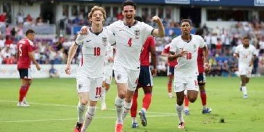 إنجلترا ضد كوستاريكا.. الأسود الثلاثة يحسمون الشوط الأول بهدف رايس (فيديو)