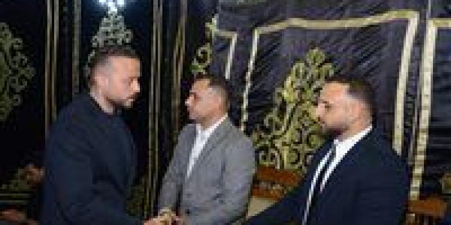 النائب محمد الجارحي يقدم واجب العزاء في الزميل مصطفى الشربيني