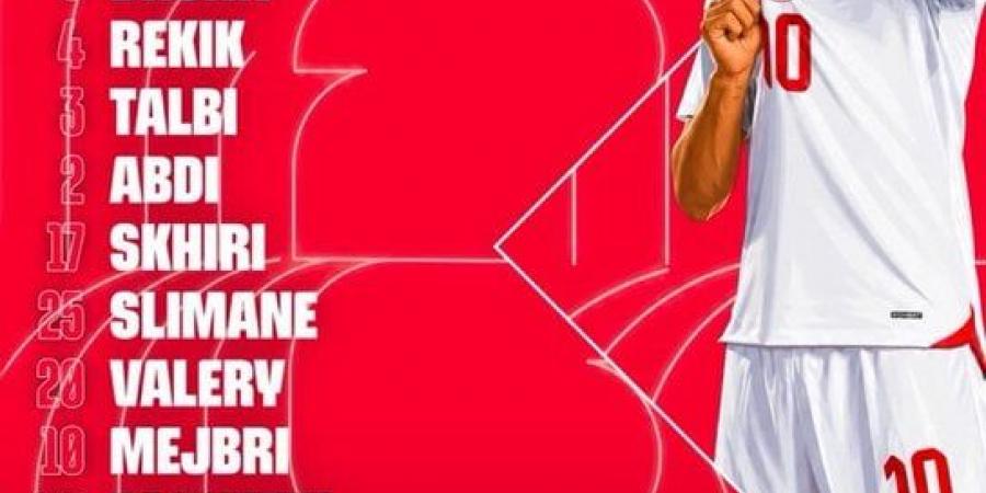 التشكيل الرسمي لمواجهة تونس ضد اليابان في كأس العالم 2026